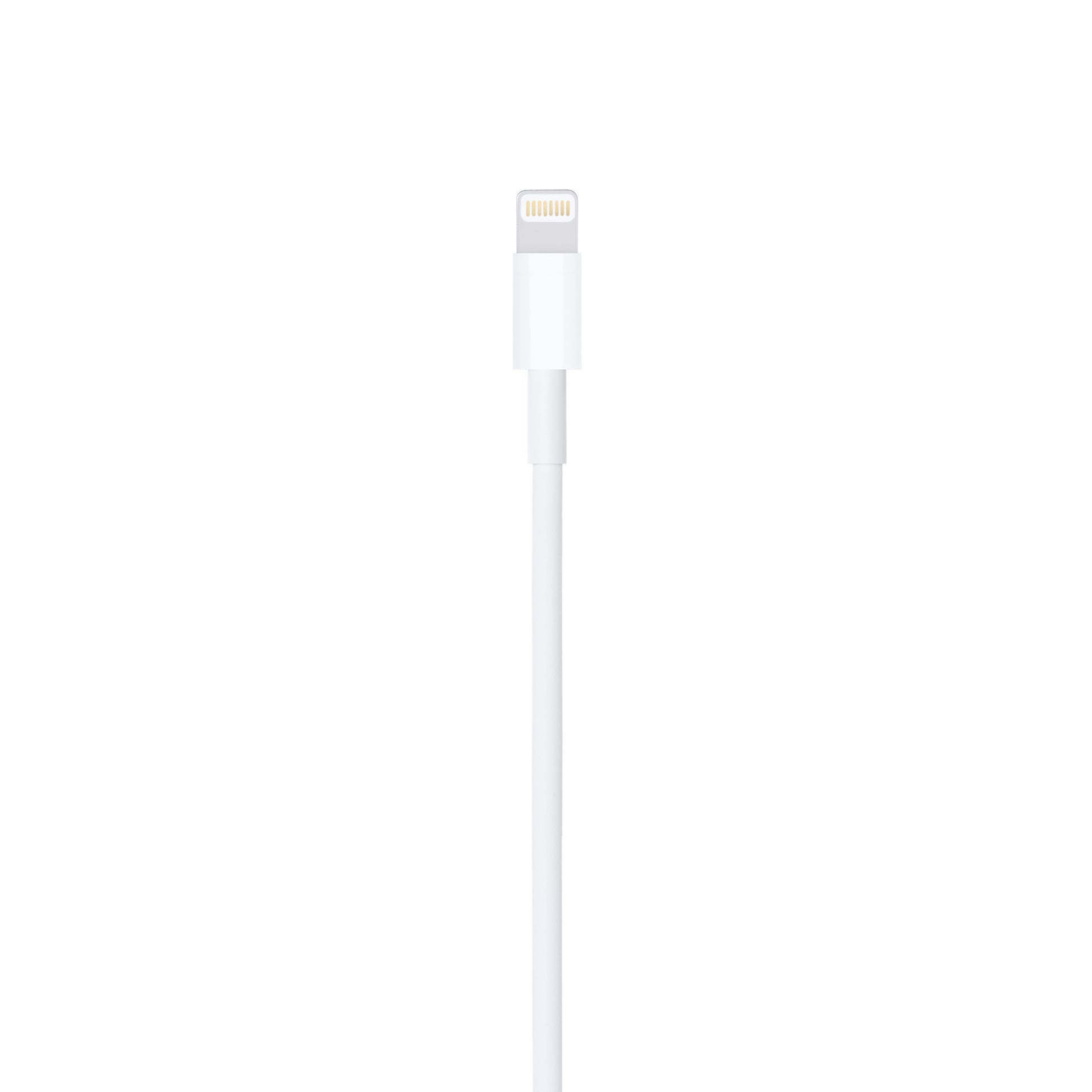 Apple lightning to USB cable 1m in white with durable connector for charging and syncing