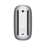 Bottom view of Apple USB-C Magic Mouse showing sensor and glide strips