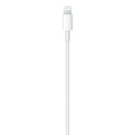 Apple USB-C to Lightning cable in white for fast charging and syncing Apple devices