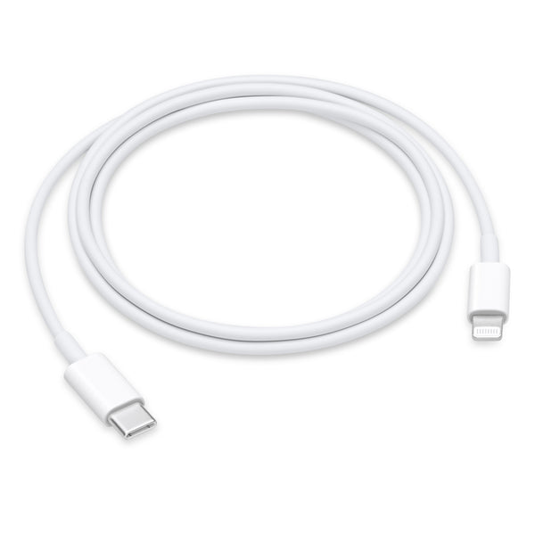 Apple USB-C to Lightning cable in white for charging and syncing Apple devices