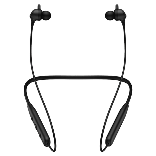 boAt Rockerz 109 wireless neckband in black with ergonomic earbuds and inline controls