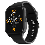 boAt Wave Magma smartwatch in black with digital fitness tracking and heart rate monitor display