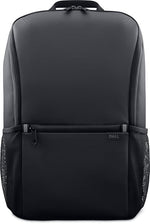 Black Dell backpack for 14 to 16 inch laptop with front zipper pocket and side mesh compartments