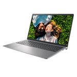 My Dell Inspiron 3520 laptop with sleek silver design and vibrant screen displaying happy couple outdoors