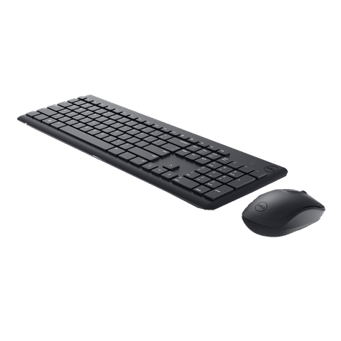 Dell KM3322W wireless keyboard and mouse combo in black for seamless desktop use