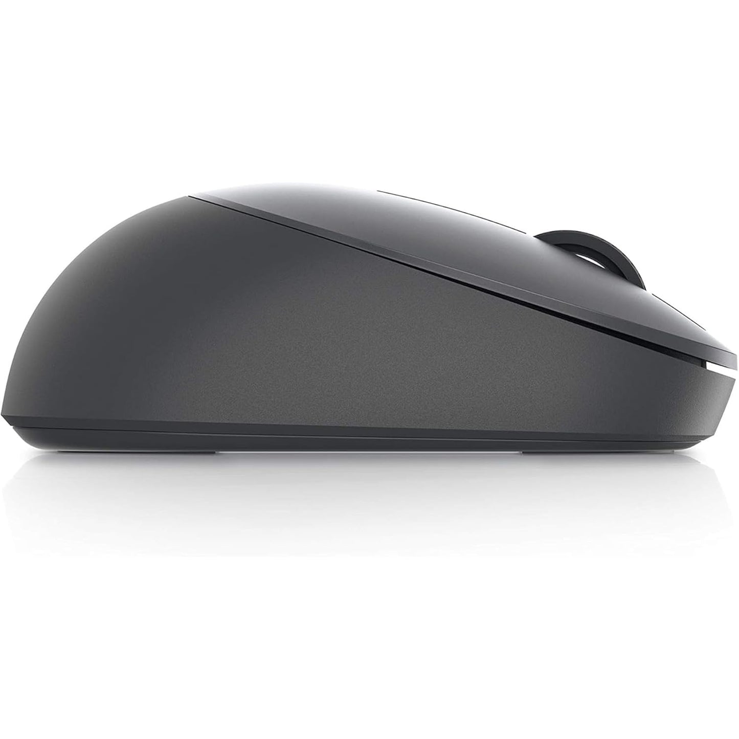 Dell slim dark gray wireless mouse side profile ergonomic design with scroll wheel best wireless mouse under 500