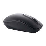 Black Dell WM118 Wireless mouse with ergonomic design and scroll wheel for smooth navigation