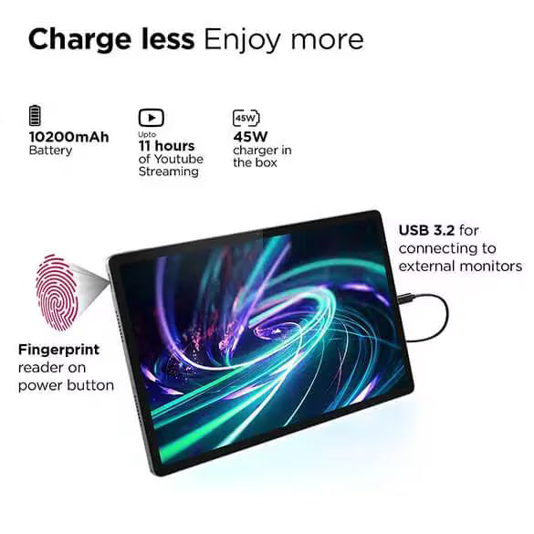 Lenovo Tab Pro with Pen Plus (ZAE40195IN) | 12GB RAM, 256GB Storage