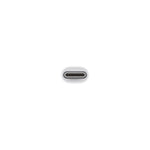 Apple digital AV multiport adapter USB-C connector close-up on white background