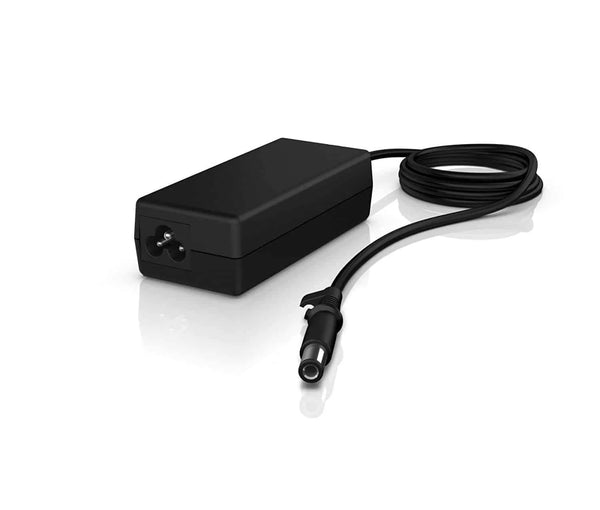 Black HP 65W laptop charger adapter with power cord for HP laptops