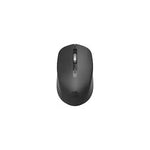 Black HP S1000 Plus wireless mouse with ergonomic design and scroll wheel