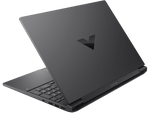 HP Victus Gaming Laptop i5 sleek black design partially open showing keyboard and ports