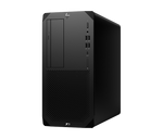 HP Z2 G9 Tower Desktop PC in black with multiple front USB ports and optical drive slot