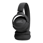 Black JBL Tune 500 wireless headphones with cushioned ear pads and adjustable headband