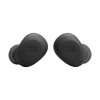 Black JBL Wave Buds wireless earbuds with ergonomic design and compact charging case