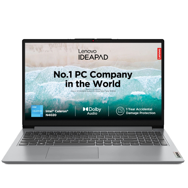 Lenovo IdeaPad 1 Intel Celeron – 8GB RAM, 512GB SSD, 15.6" HD Display, Windows 11, 1 Year Warranty