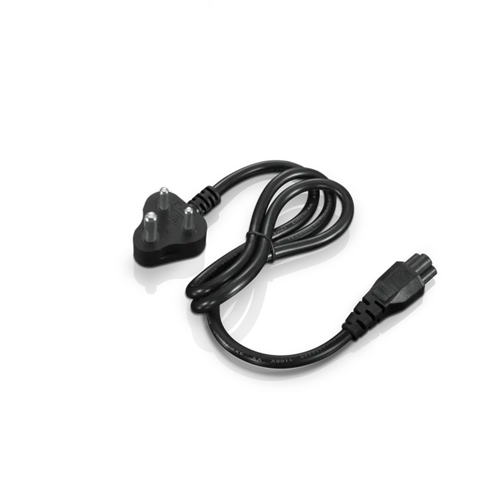 Lenovo 65W Slim Adapter black power cable with UK plug for laptop charging
