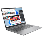 Lenovo Ideapad 5 2-in-1 laptop in silver with touchscreen display and multiple windows open
