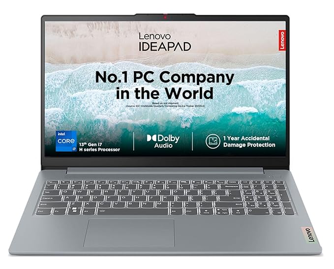 Lenovo Ideapad Slim 3i laptop with 13th Gen Intel Core i7 processor and Dolby Audio technology