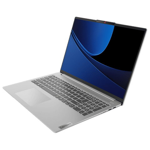 Lenovo Ideapad Slim 5i laptop in silver with slim design and high-resolution display