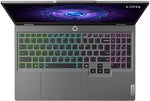 Lenovo LOQ gaming laptop i5 RTX 3050 with RGB backlit keyboard and sleek design