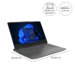 Lenovo LOQ Gaming laptop with 15.6 inch display, slim design, and visible ports and keyboard