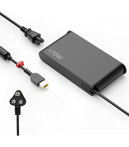 Lenovo Slim 170W AC Adapter power supply with connector and power cord for laptops