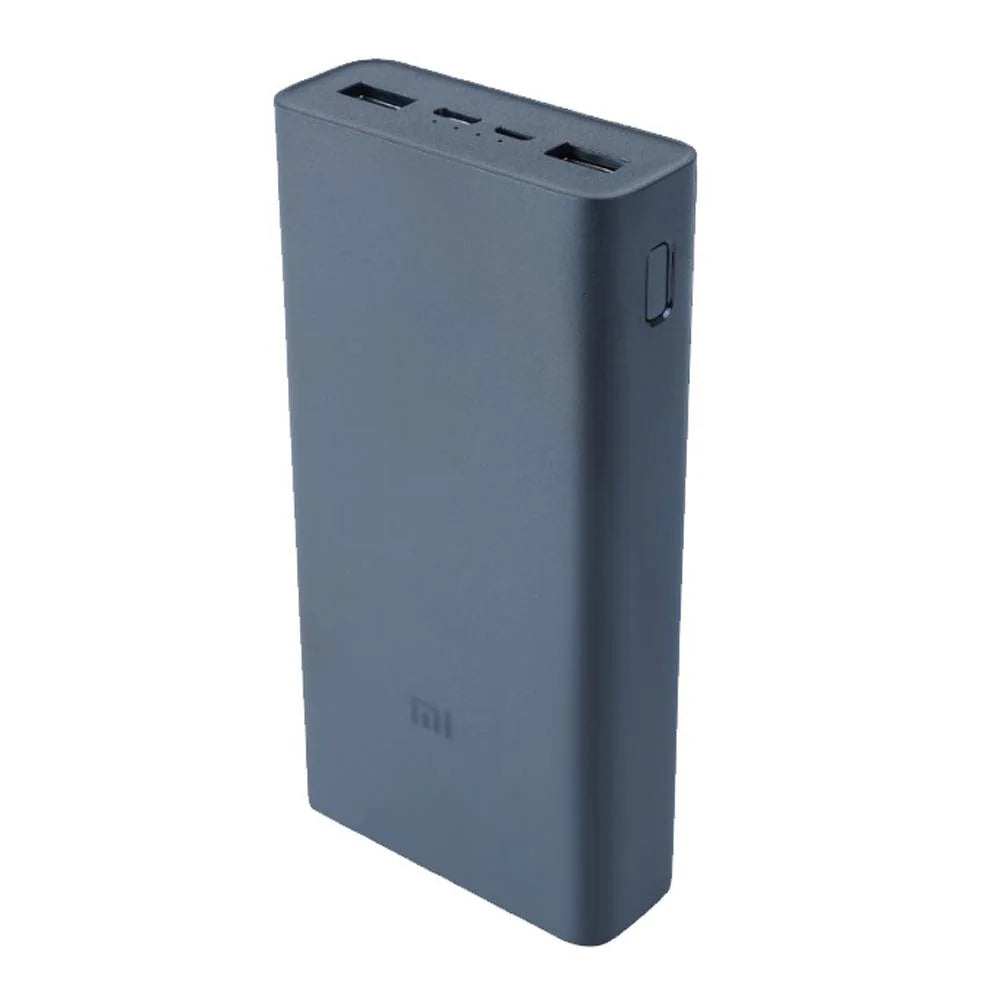 Redmi MI Power Bank 3i 10000mAh compact portable charger with dual USB ports in black