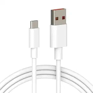 Redmi MI USB to Type-C cable in white for fast charging and data transfer