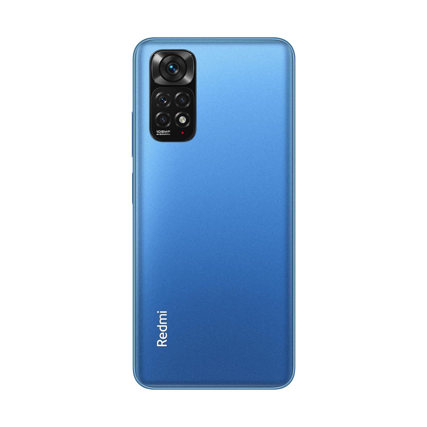 Blue Redmi Note 11S 6GB 128GB smartphone showing rear camera and rear view