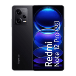 Redmi Note 12 Pro 5G Glacier Black phone with triple camera setup and vibrant display