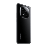 Black Redmi Note 14 Pro Plus 5G phone showing rear triple camera module and sleek design