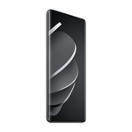 Sleek black Redmi Note 14 Pro Plus 5G phone with curved edge display and minimal bezel design