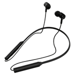Redmi Sonic Bass 2 neckband wireless earphones in black with in-ear buds and flexible neck design