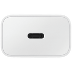 White Samsung 15W fast charger USB Type-C port charger for Samsung accessories