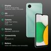 Samsung Galaxy A03 Core smartphone with 6.5 inch display and 8MP rear camera showing black color