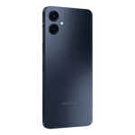 Samsung Galaxy A06 4GB 128GB Gold smartphone back view with dual cameras and textured finish