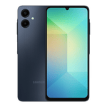Samsung Galaxy A06 4GB 128GB Gold smartphone with dual rear cameras and waterdrop notch display