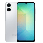 Samsung Galaxy A06 4GB 128GB Gold smartphone with dual rear cameras and large display