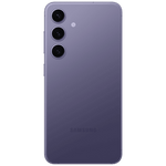 Samsung Galaxy S24 5G unlocked phone in purple with triple rear cameras and sleek design