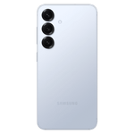 Samsung Galaxy S25 5G for sale white phone showing triple rear cameras and sleek design