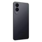 Samsung Galaxy S25 Edge 5G smartphone in black showing dual rear cameras and sleek design