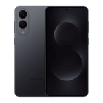 Samsung Galaxy S25 Edge 5G smartphone with dual rear cameras and sleek black design