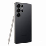 Samsung Galaxy S25 Ultra 5G phone in black with multiple rear cameras and stylus pen