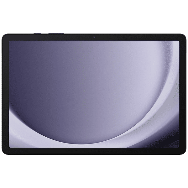 Samsung Galaxy Tab A9 Plus tablet front view with large display and thin bezels