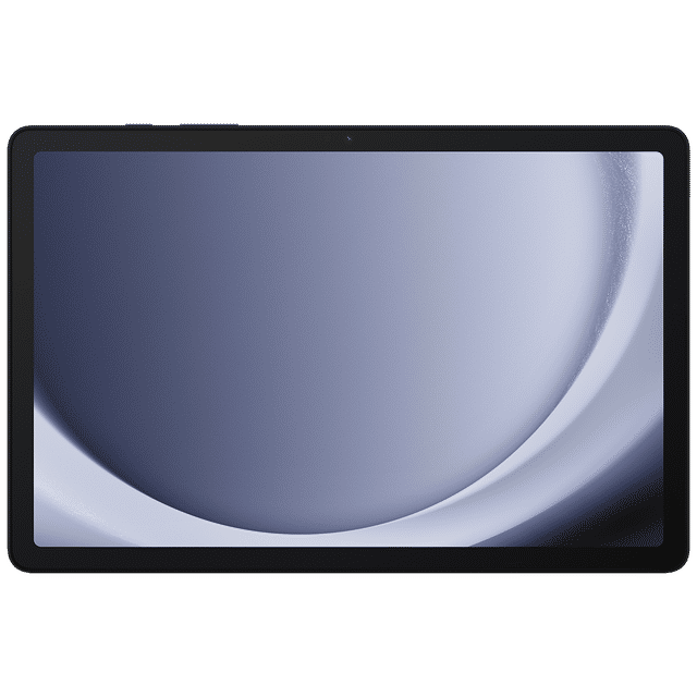 Samsung Galaxy Tab A9 Plus tablet with sleek black design and large display screen