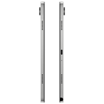 Side view of Samsung Galaxy Tab A9 Plus tablet showing slim profile and speaker grills
