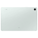 Back view of Samsung Galaxy Tab S9 FE Wi-Fi tablet in silver with rear camera and sleek design