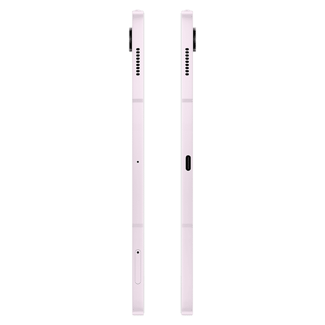 Side view of the Samsung Galaxy Tab S9 FE Wi-Fi tablet showing slim profile and port placement
