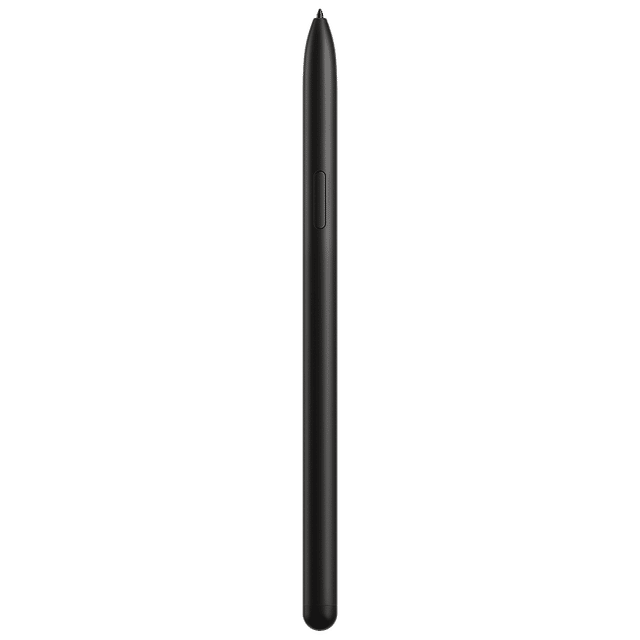 Black stylus pen designed for Samsung Galaxy Tab S9 Plus with sleek ergonomic design